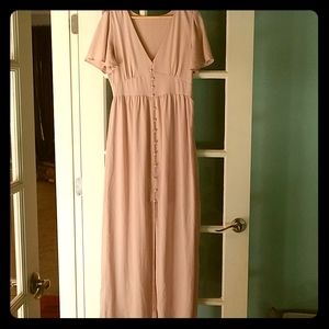 Blush Pink Maxi Dress